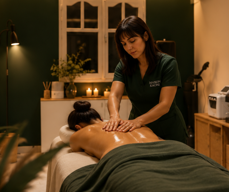 Massage du corps chez Maison Kaoni à Saint-Gilles-les-Bains