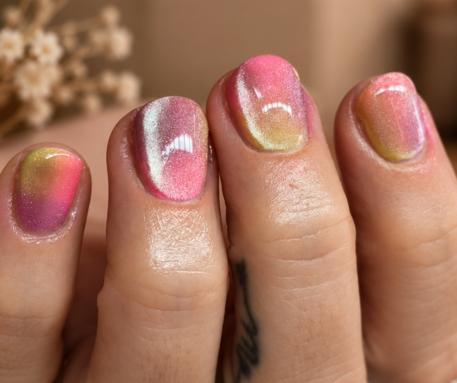 Pose d'ongles en gel chez Maison Kaoni à Saint-Gilles-les-Bains